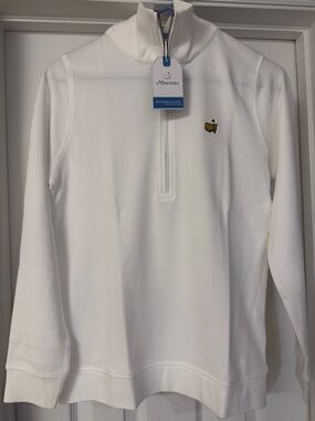 2026 Masters Magnolia Lane Collection Ladies 1/4 Zip Pullover In White!!🔥🔥🔥